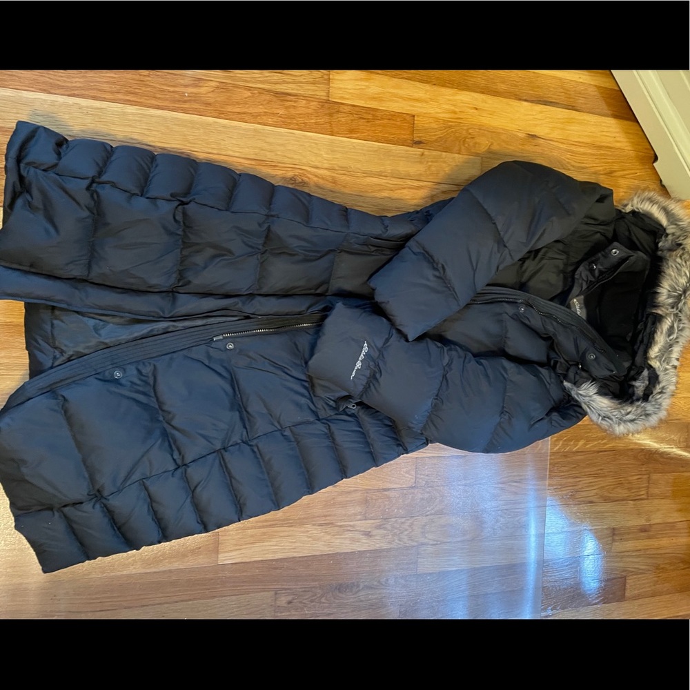 Eddie Bauer Lodge Down Duffle Coat, EUC, Long